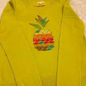 Fun, cotton casual Lisa Todd sweater